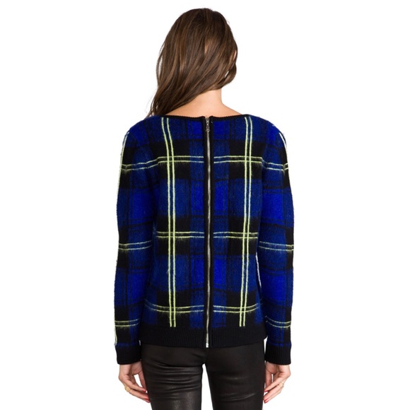 Milly Jacquard Sweater Wool/Mohair Blend - Picture 2 of 6